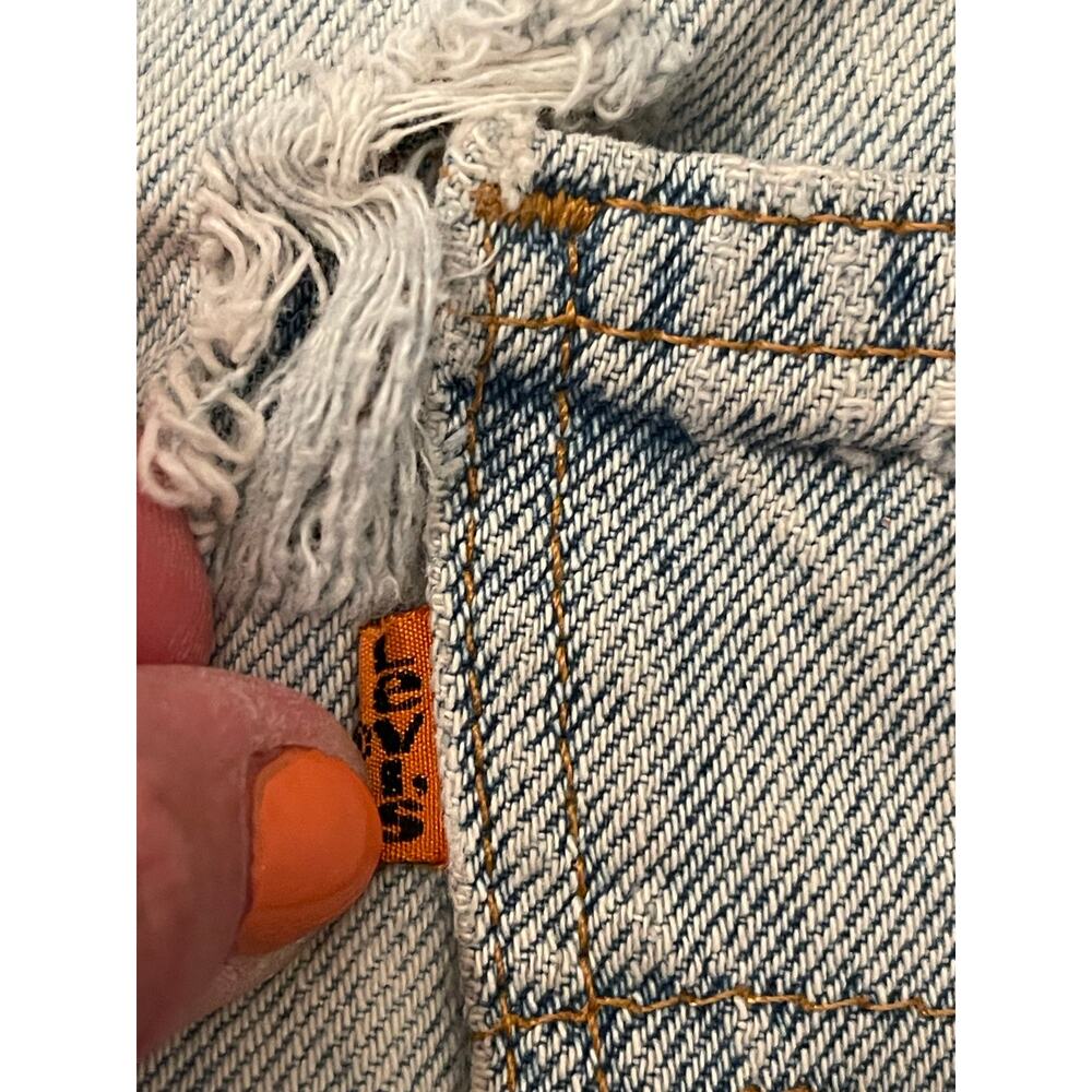 Vintage Levi’s cut offs orange label pre-1980 - Picture 4 of 7